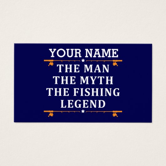 Personalized The Man The Myth The Fishing Legend (Front)