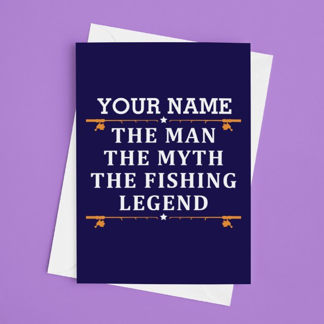 Personalized The Man The Myth The Fishing Legend (Creator Uploaded)