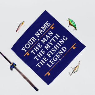Personalized The Man The Myth The Fishing Legend Bandana