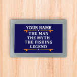 Personalized The Man The Myth The Fishing Legend Belt Buckle<br><div class="desc">The personalized fishing design could be use for yourself or it could be a great gift for a fishing lover person. You can add your name or someone else name on the personalized fishing design.</div>