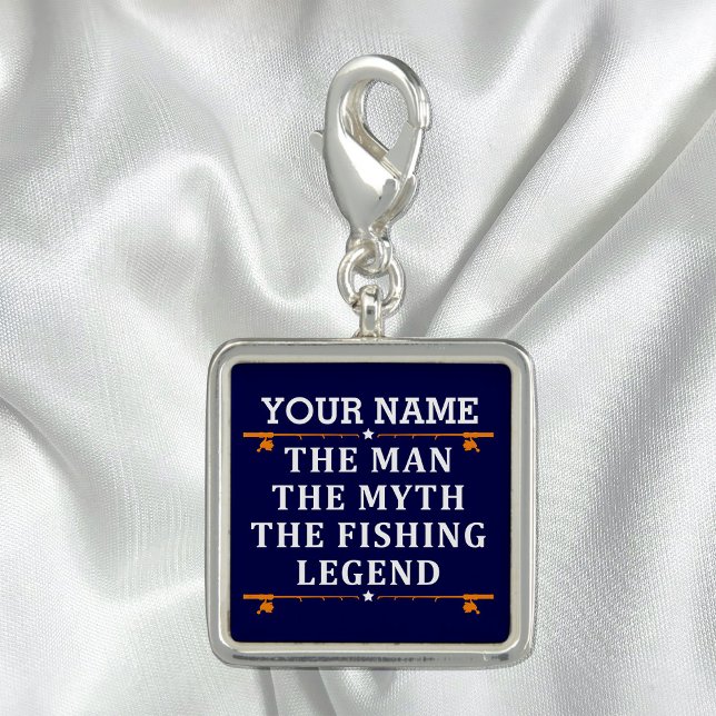 Personalized The Man The Myth The Fishing Legend Charm (Creator Uploaded)
