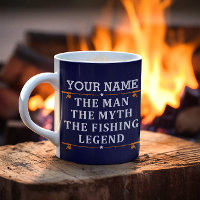 Personalized The Man The Myth The Fishing Legend