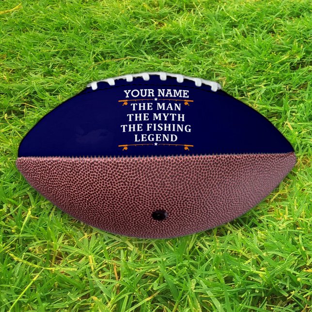 Personalized The Man The Myth The Fishing Legend Football (Creator Uploaded)