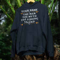 Personalized The Man The Myth The Fishing Legend