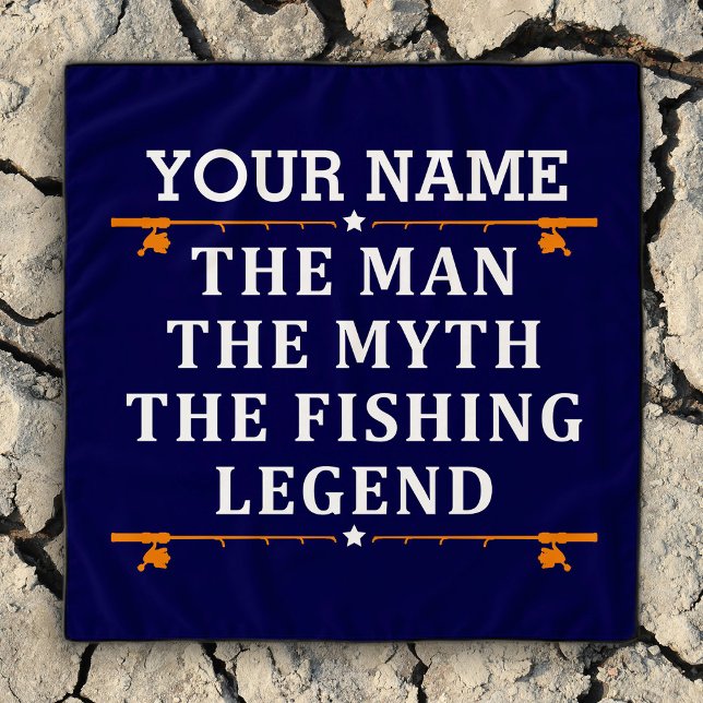 Personalized The Man The Myth The Fishing Legend Scarf (Creator Uploaded)