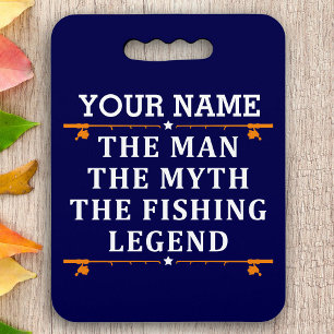 Personalized The Man The Myth The Fishing Legend Seat Cushion