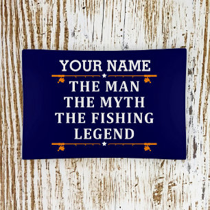 Personalized The Man The Myth The Fishing Legend Trinket Tray