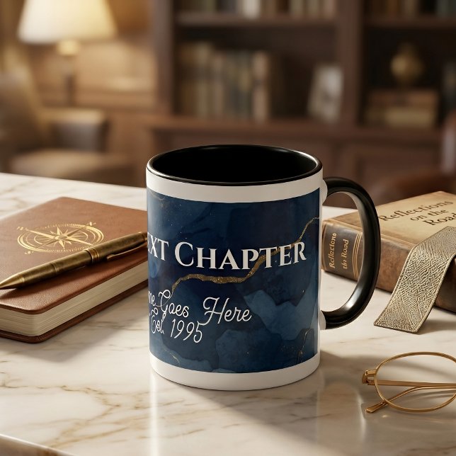 Personalized "The Next Chapter"  Retirement Mug (Creator Uploaded)