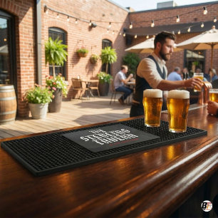 Personalized "The Sterling Tavern" - Custom Name Bar Mat