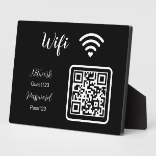Personalized The Wifi Password Sign for Business  Plaque
