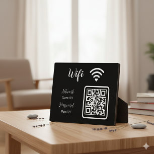 Personalized The Wifi Password Sign for Business  Plaque