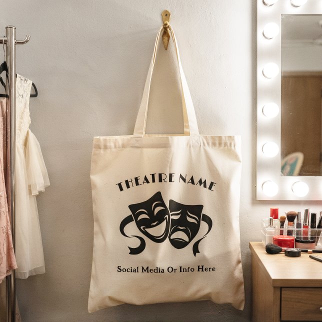 Personalized Theater Acting Class Logo Or Name Tote Bag (Creator Uploaded)