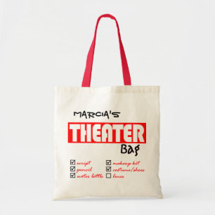 Personalized Theater Tote Bag