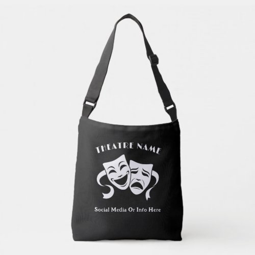 Personalized Theatre Acting Class Logo  Name Crossbody Bag