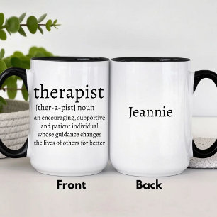 Personalized Therapist Definition Mug