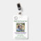 Personalized Therapy Animal Dog Photo ID Badge