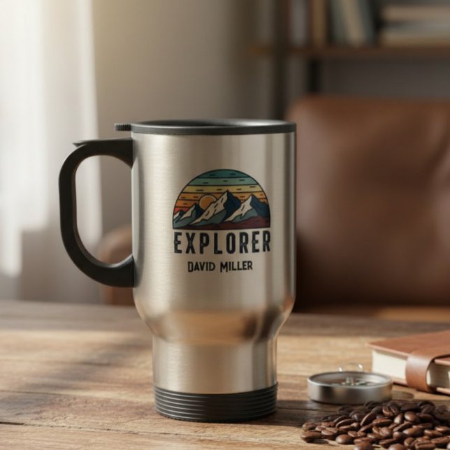 Personalized Thermal Travel Mug | Explorer Mug  (Creator Uploaded)