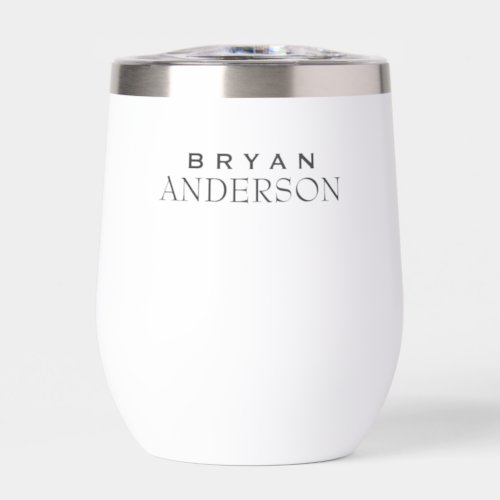 Personalized Thermal Wine Tumbler