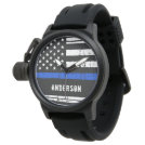 Personalized Thin Blue Line American Flag Police Watch Personalized Thin Blue Line American Flag Police Watch