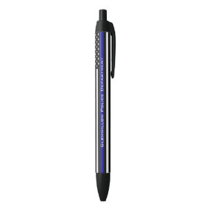 Personalized Thin Blue Line Flag Pen