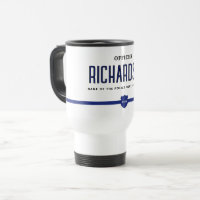 Personalized Thin Blue Line Police Officer