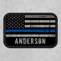 Personalized Thin Blue Line Police