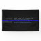 Personalized Thin Blue Line USA Flag Long Display