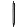 Personalized Thin Gray Line Flag Black Ink Pen
