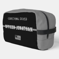 Personalized Thin Silver Line Correction Officer