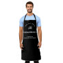 Personalized Thin Silver Line Corrections Officer Apron