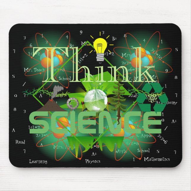 Personalized Think Science Mouse Pad (Front)