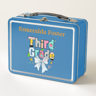 Personalized Third Grade Lunch Box