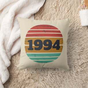 Personalized Thirty vintage 30th birthday gift Throw Pillow