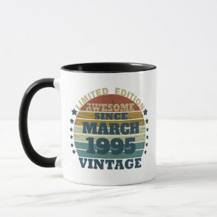 Personalized Thirty vintage 30th birthday party Mug