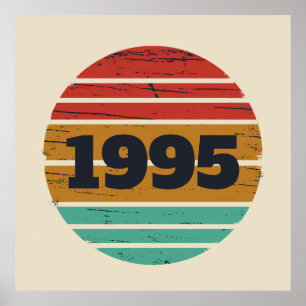 Personalized thirty vintage 30th birthday party poster