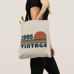 Personalized thirty vintage 30th birthday party tote bag