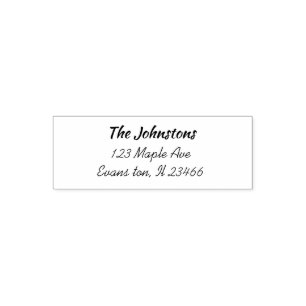 Personalized this Home Address Self-inking Stamp
