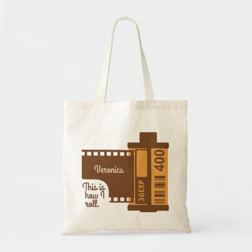 Personalized This Is How I Roll Camera Film Tote