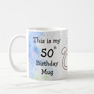 Personalized This is my 50th Birthday  Coffee Mug