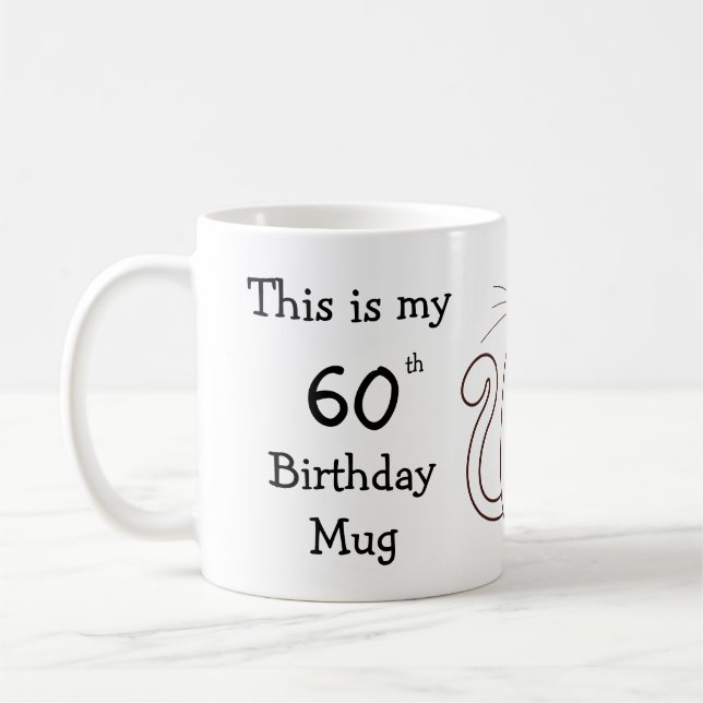 Personalized This is my 60th Birthday Mug (Left)