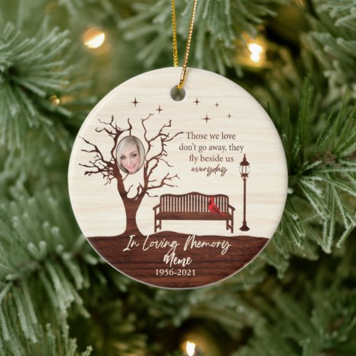 Personalized Those We LoveMeme Ceramic Ornament