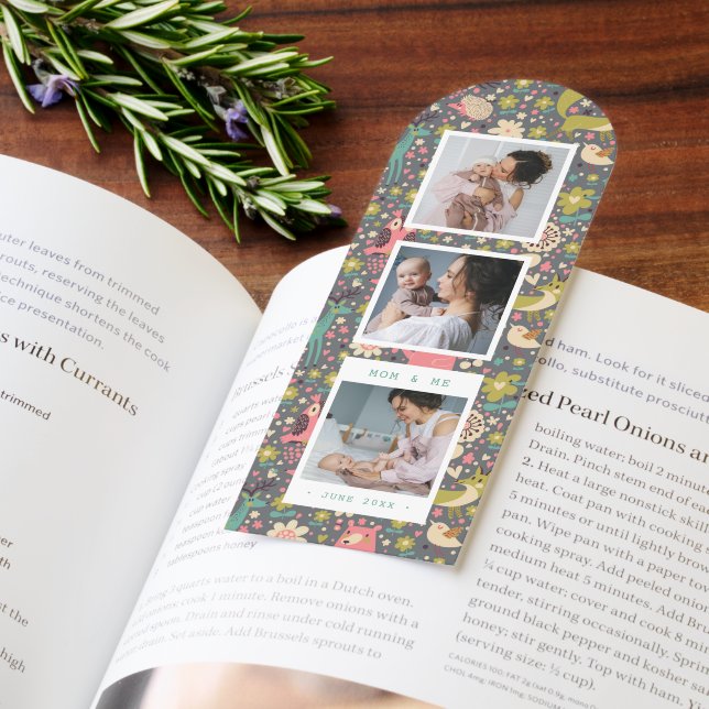 Personalized Three Photo Collage Bookmarks (Book)