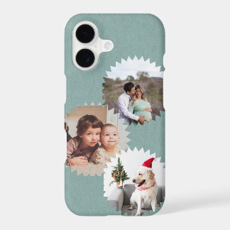 Personalized Three Star Photos Customizable iPhone 17 Case