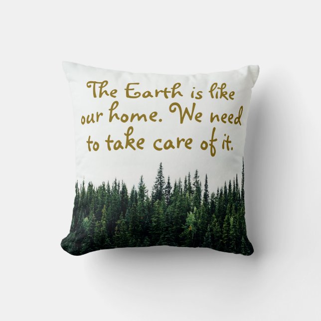 Personalized Throw Pillow (Front)