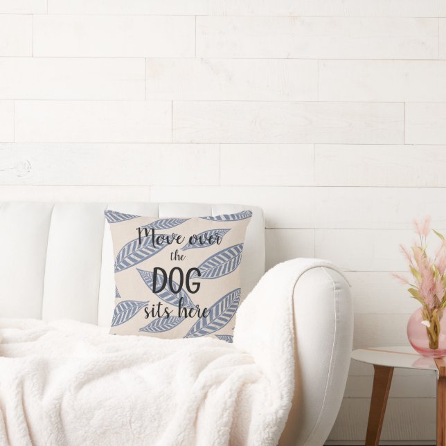 Personalized Throw Pillow for Dog Lovers Boho (Couch)