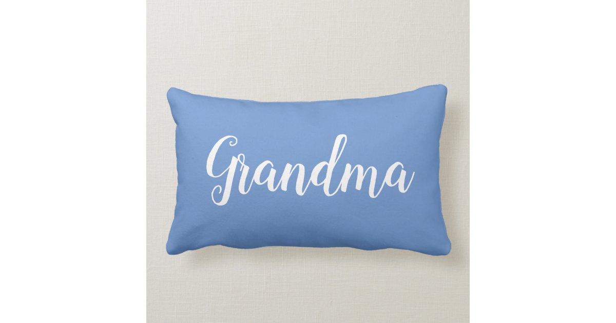Personalized Throw Pillow for Grandmother Grandma
