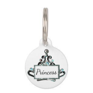 Personalized "Tiara" Dog Tags