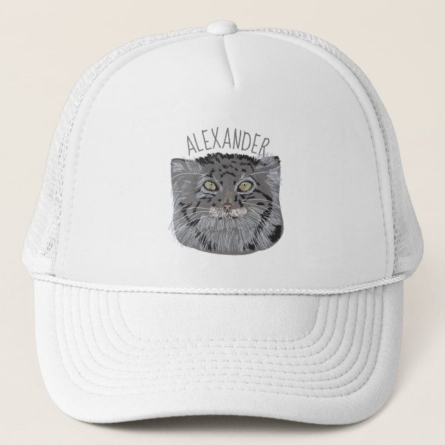 Personalized Tibetan Pallas Cat Baseball Cap (Front)