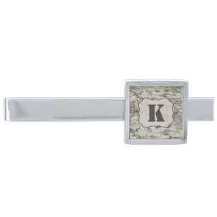Personalized Tie Bar Army OCP Camo Uniform Camofla