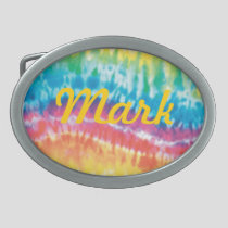Personalized Tie Dye Belt Buckle